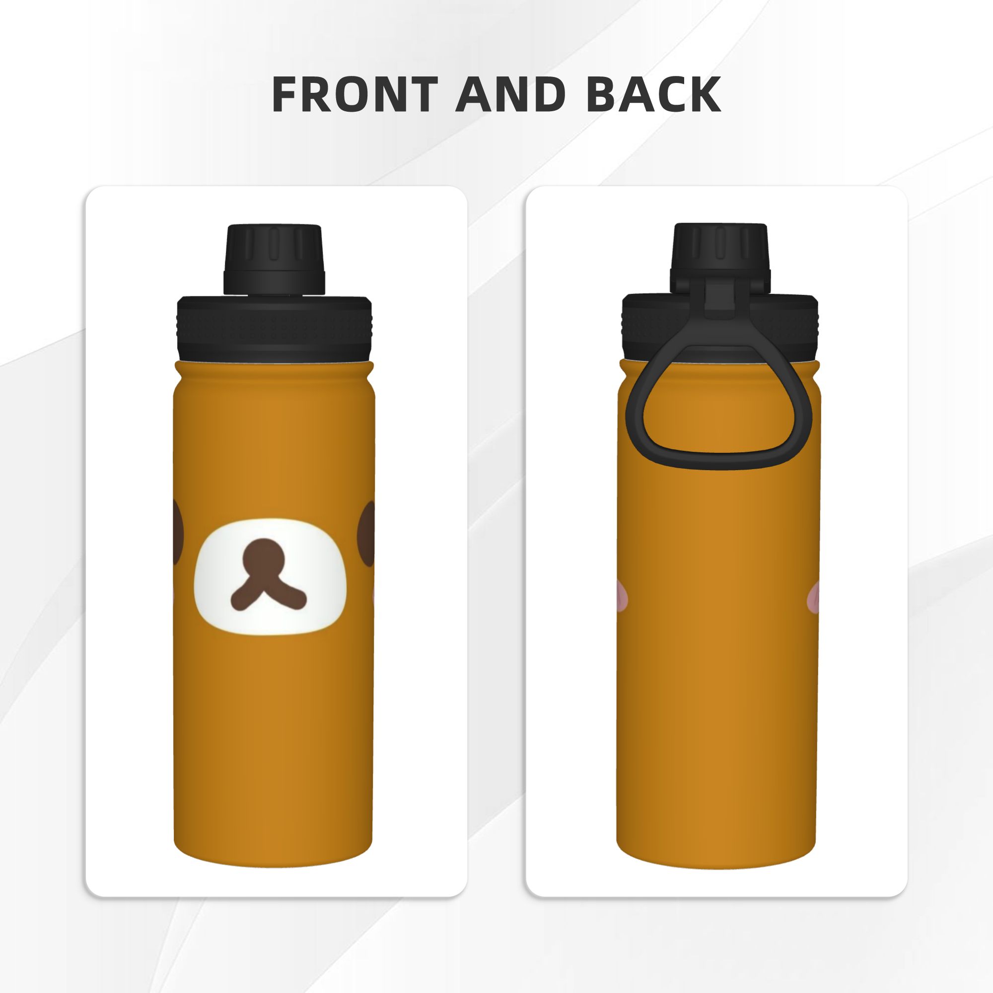 Cartoon Bear Rilakkumas 18OZ S - Sports Water Bottle Insulated recension och pris