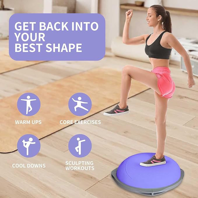 70cm Bosu Balance Ball, Anti-S - Gym Ball recension och pris