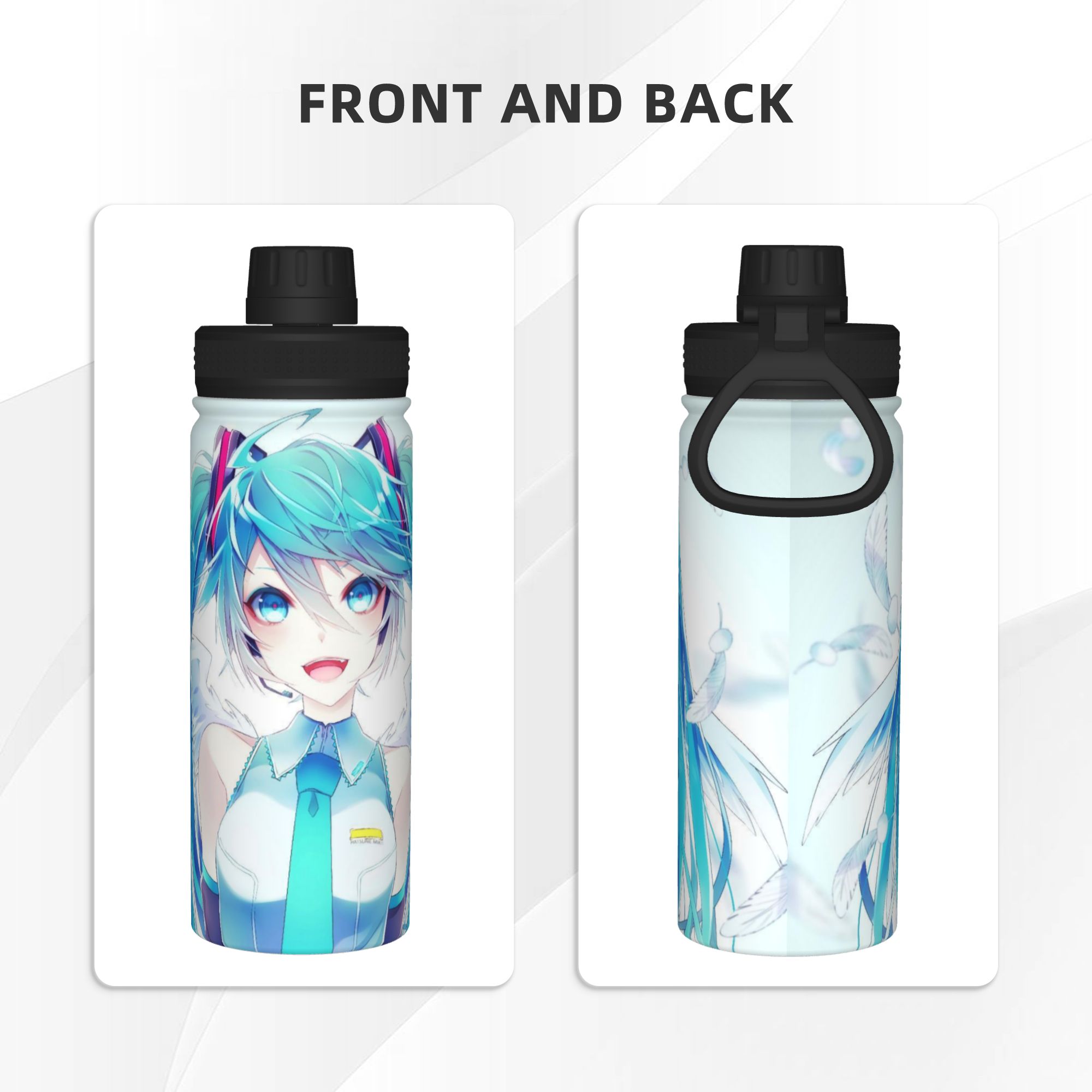 Anime Hatsunes Mikus 18OZ Spor - Sports Water Bottle Insulated recension och pris