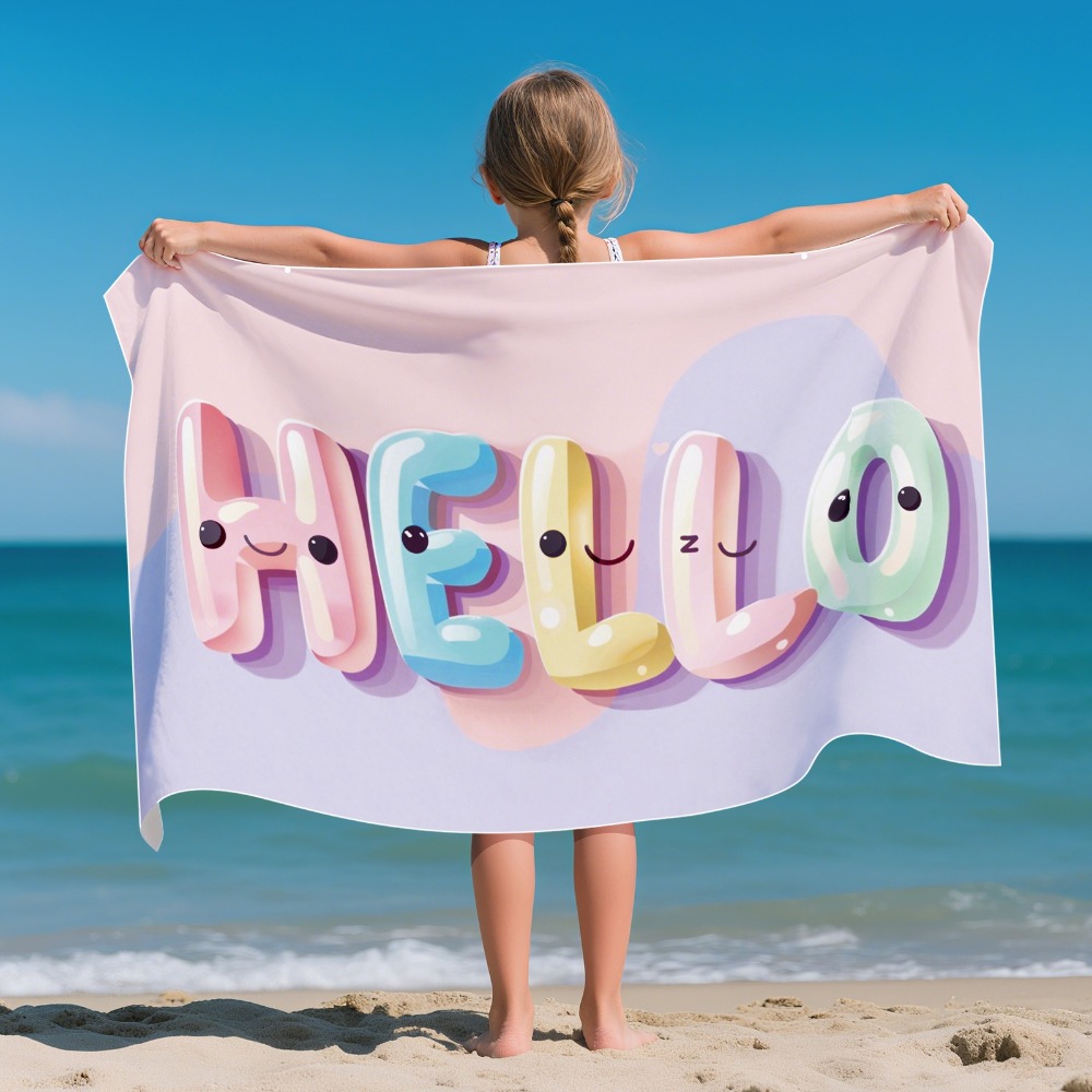 Cartoon Pattern Beach Towel Ki - Yoga Mat recension och pris