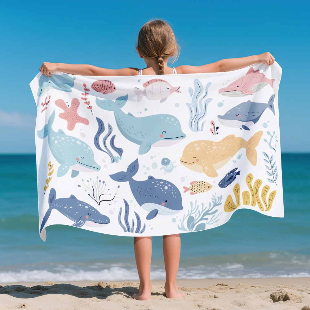 Cartoon Pattern Beach Towel Ki - Yoga Mat recension och pris