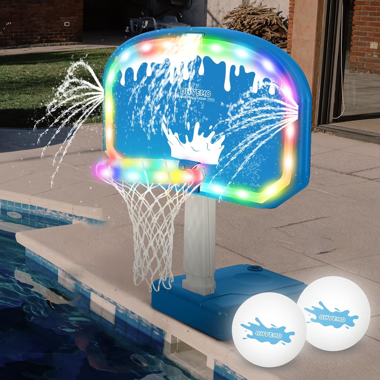 Oversized LED Pool Basketball  - Basketball Hoop recension och pris