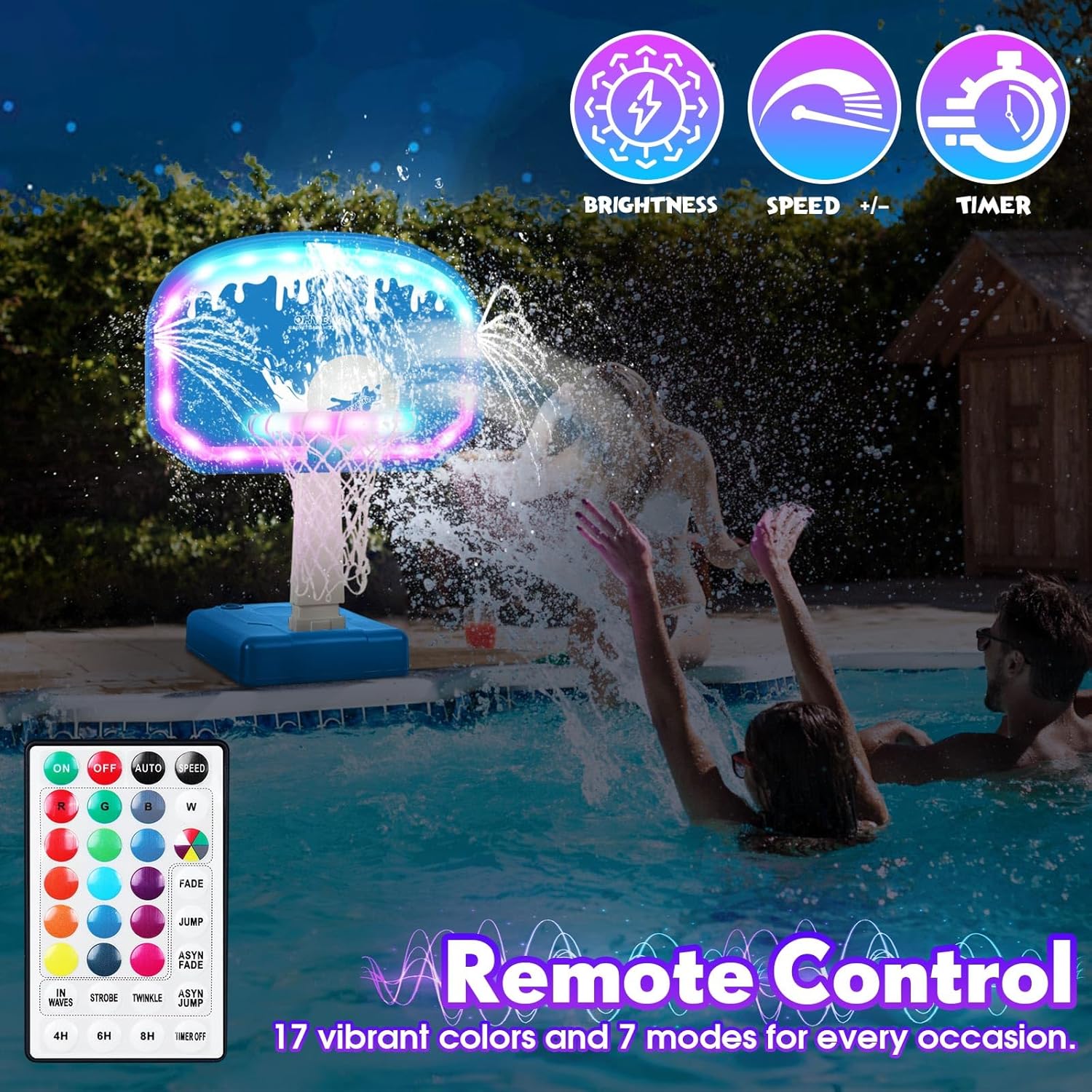 Oversized LED Pool Basketball  - Basketball Hoop recension och pris