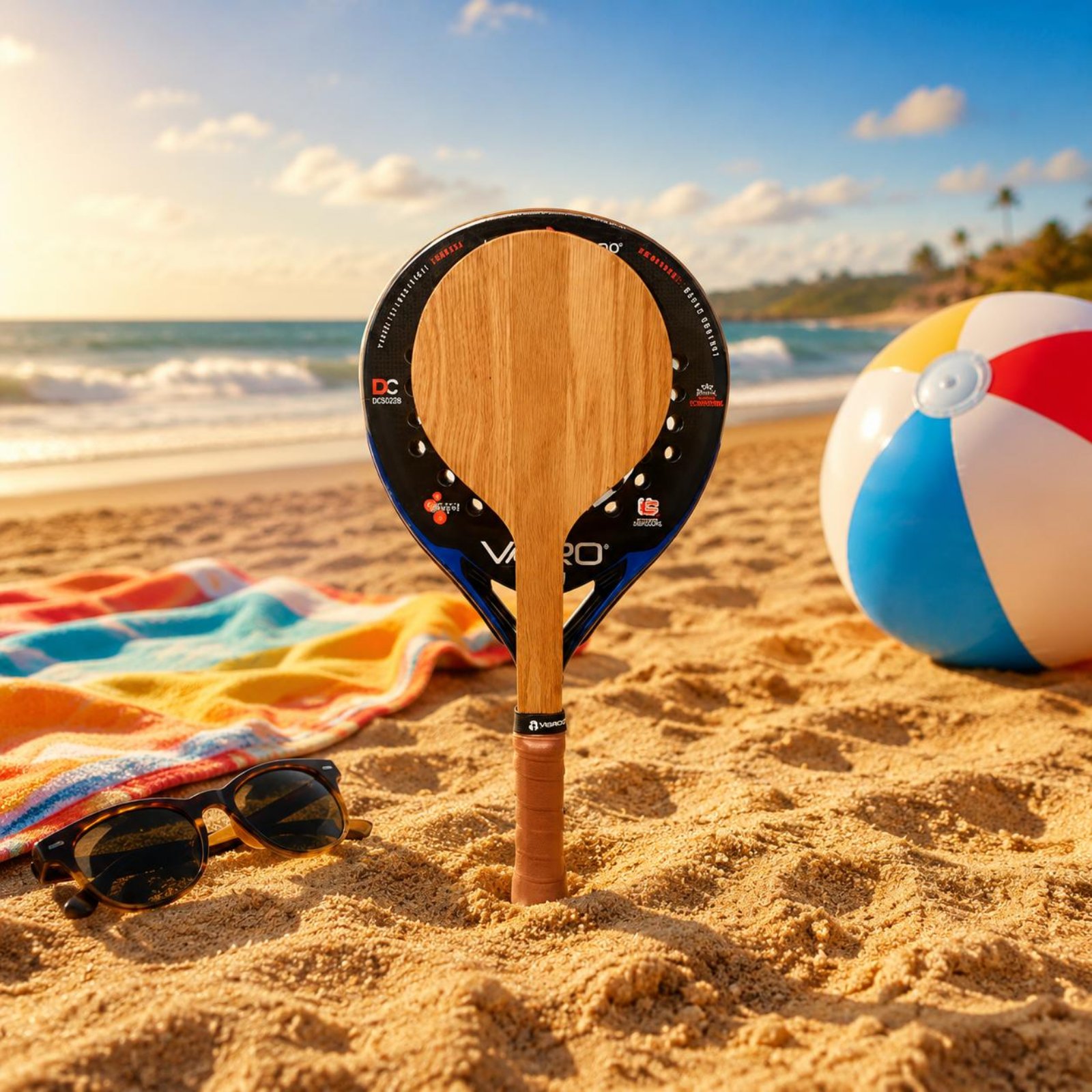 Wood Beach Tennis Racket Beach - Tennis Racket recension och pris