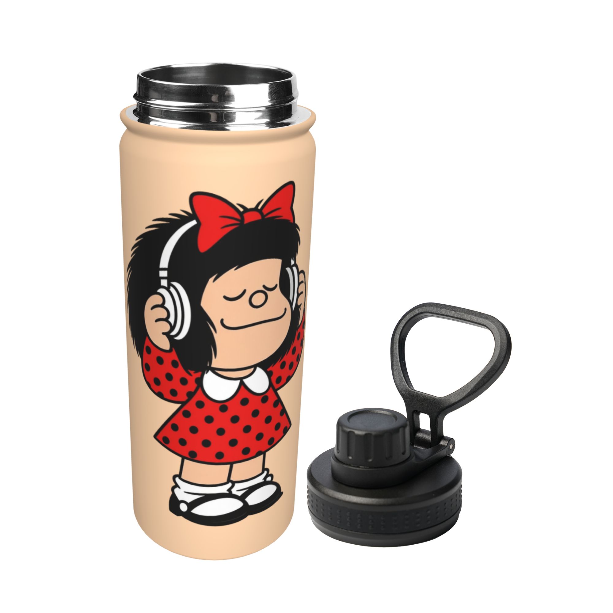 Cartoon M-Mafaldas 18OZ Sports - Sports Water Bottle Insulated recension och pris