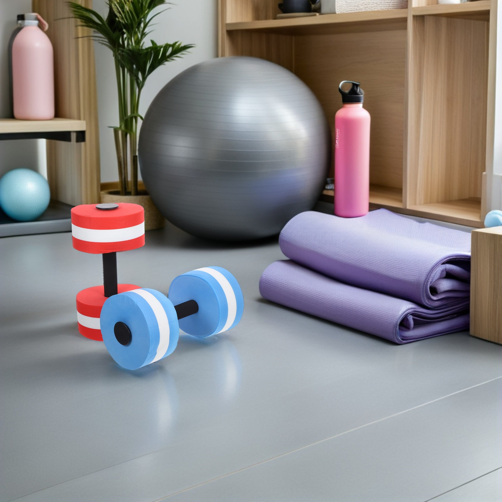 2Pcs Aquatic Dumbbells Eva Flo - Dumbbell Set recension och pris