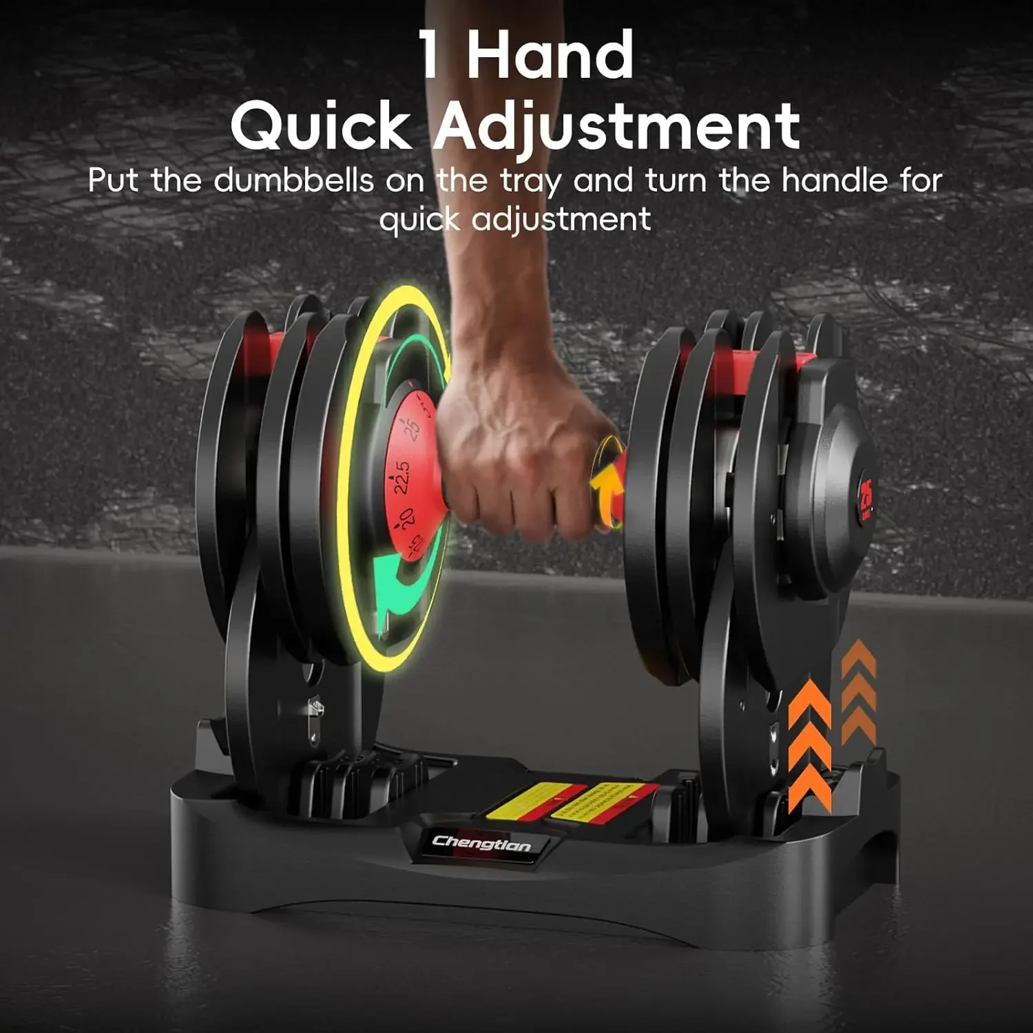 Upgraded Adjustable Dumbbell S - Dumbbell Set recension och pris