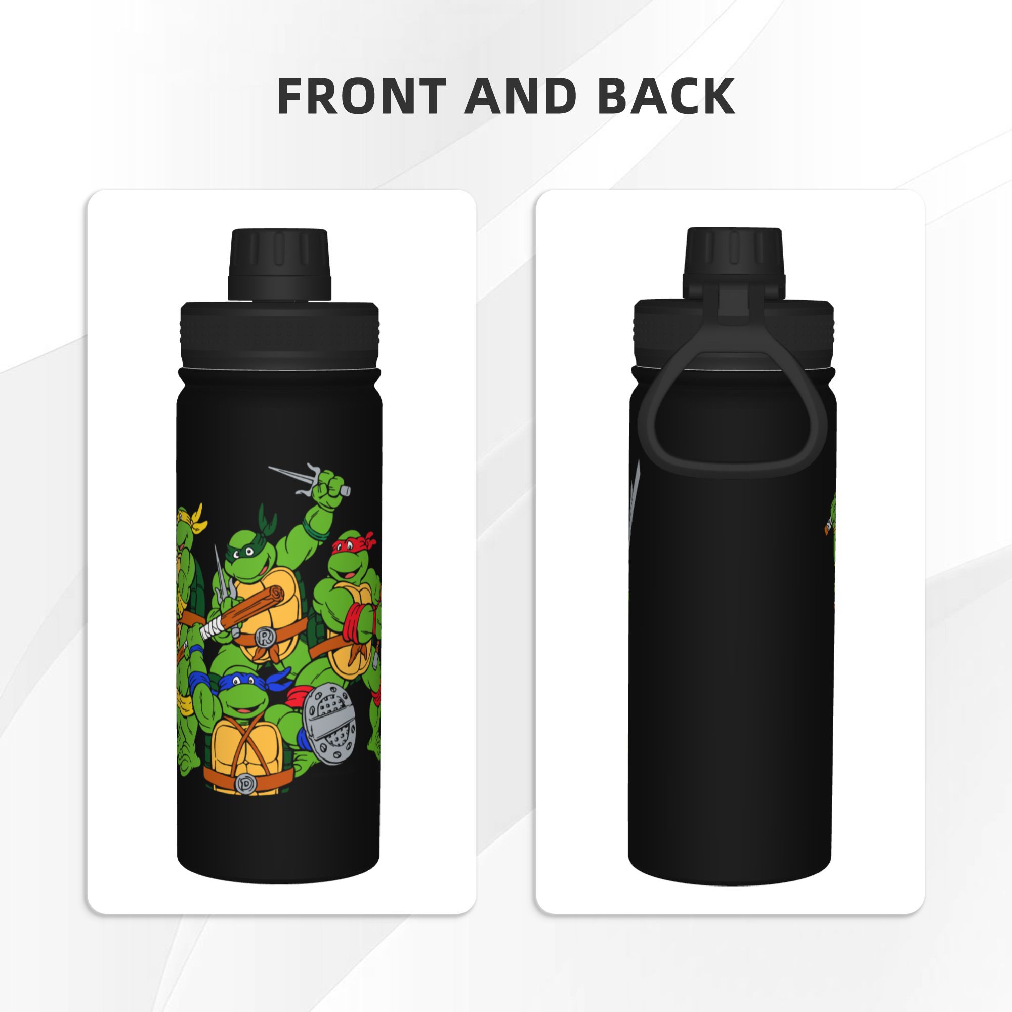 Cartoon Ninja T-Turtles 18OZ S - Sports Water Bottle Insulated recension och pris