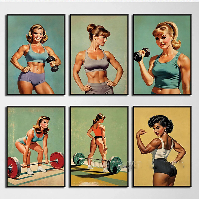 Poster and Print Canvas Painti - Sports Equipment Poster recension och pris