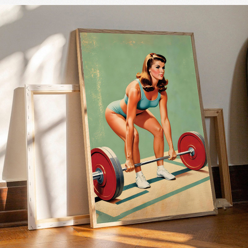 Poster and Print Canvas Painti - Sports Equipment Poster recension och pris