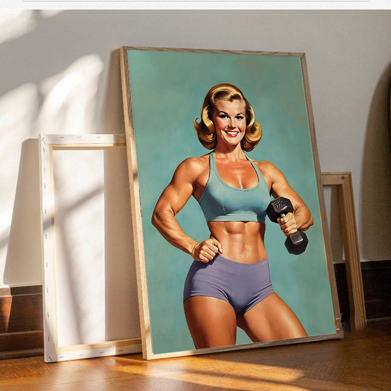 Poster and Print Canvas Painti - Sports Equipment Poster recension och pris