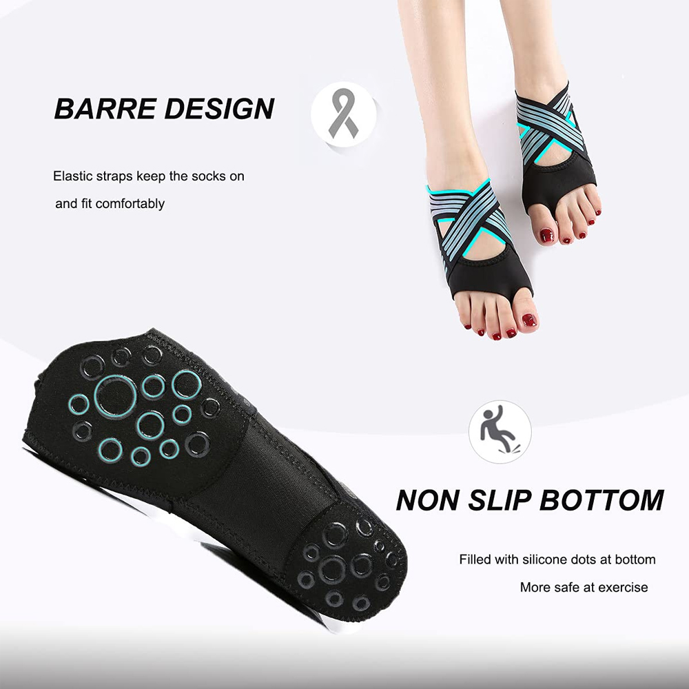 1Pair Women Non-Slip Toeless G - Gym Ball recension och pris