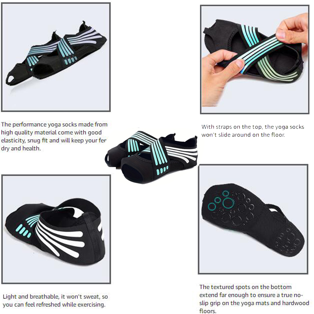 1Pair Women Non-Slip Toeless G - Gym Ball recension och pris