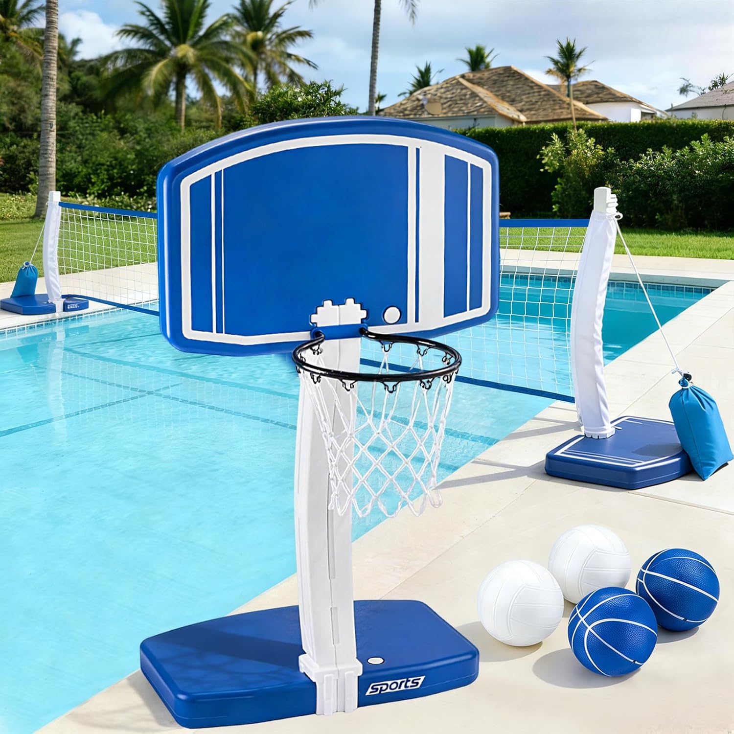 Above Ground Pool Basketball H - Basketball Hoop recension och pris