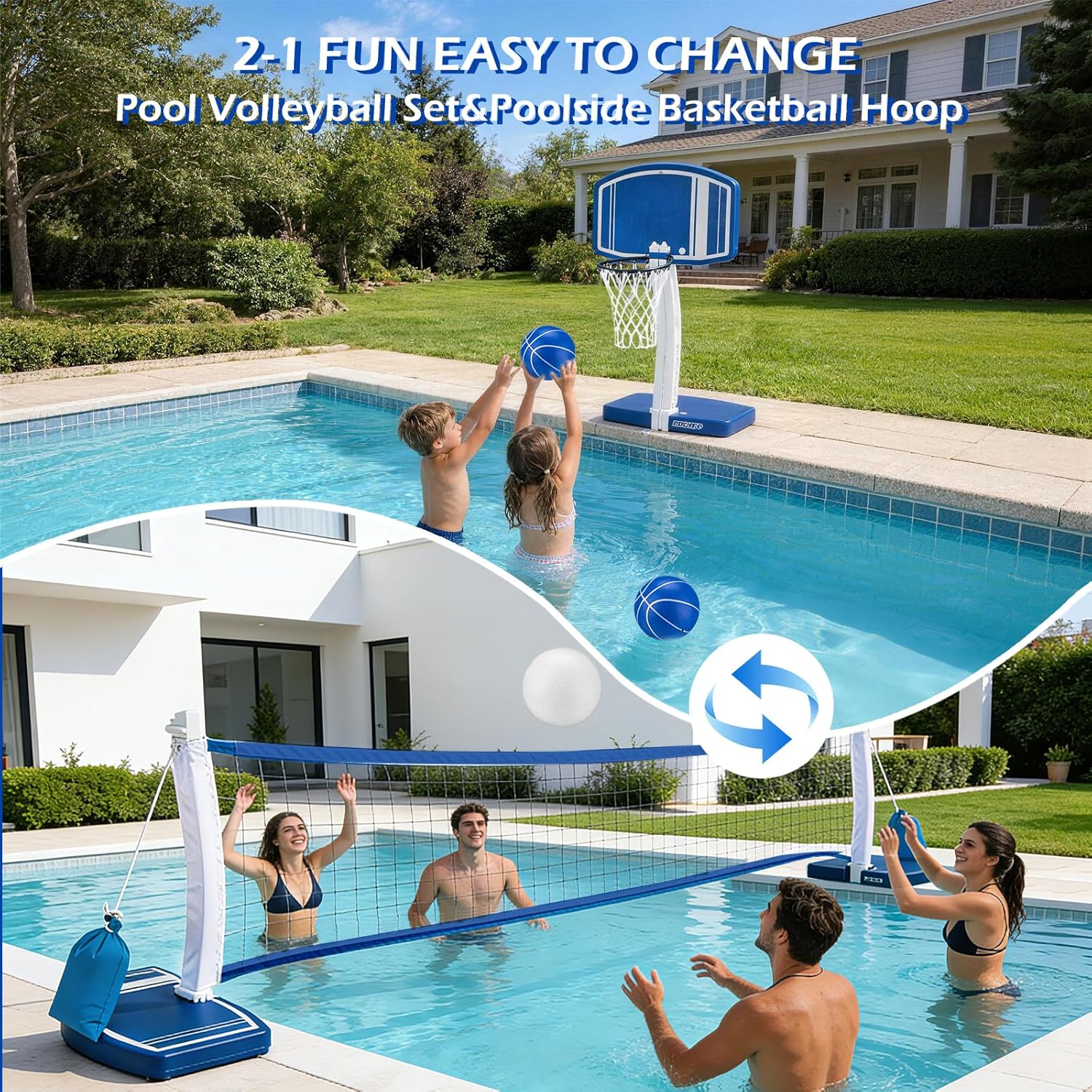Above Ground Pool Basketball H - Basketball Hoop recension och pris