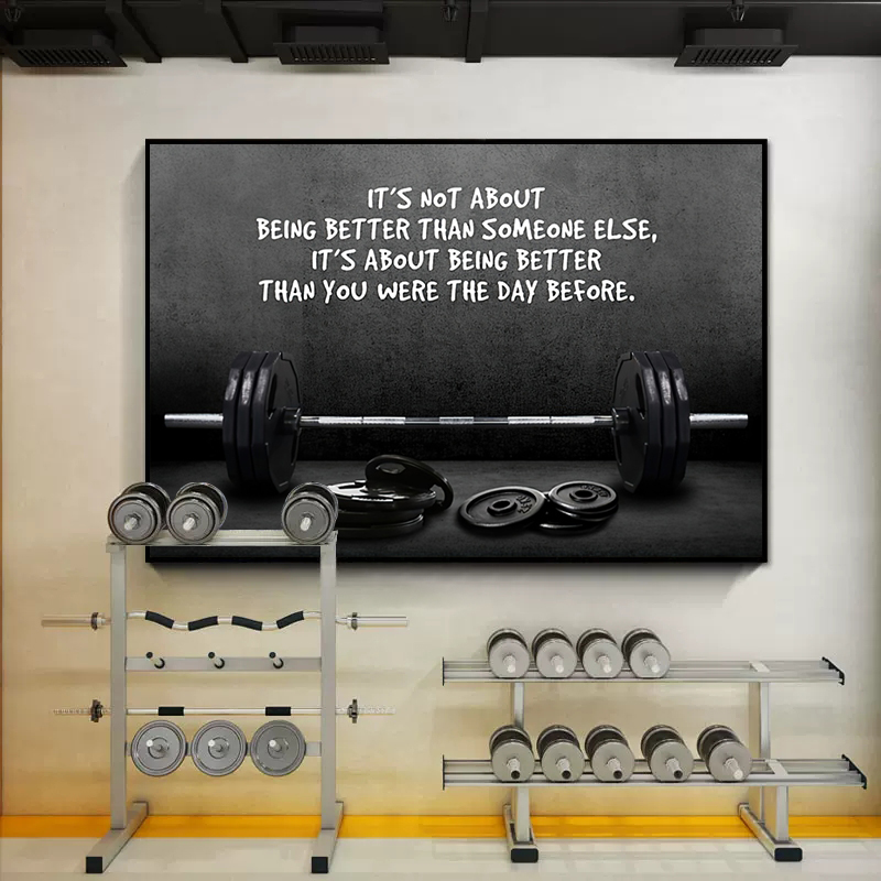Modern Motivating Quote Sports - Sports Equipment Poster recension och pris