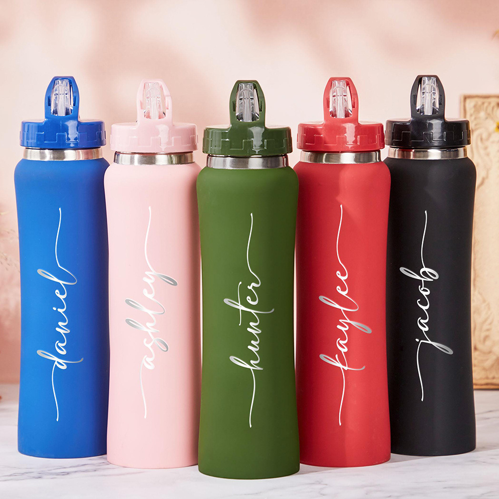 Personalized Name Stainless St - Sports Water Bottle Insulated recension och pris