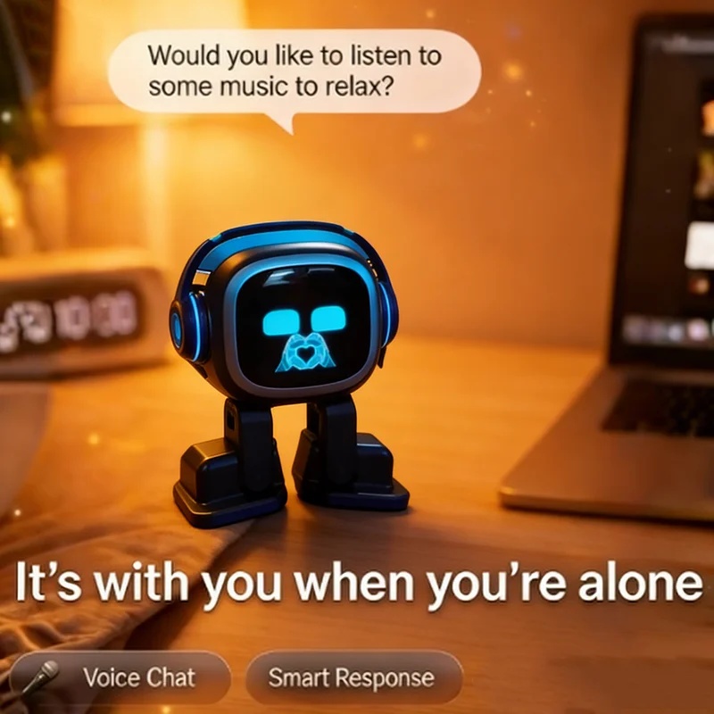 New EMO AI Robot Interactive D - Skateboard recension och pris