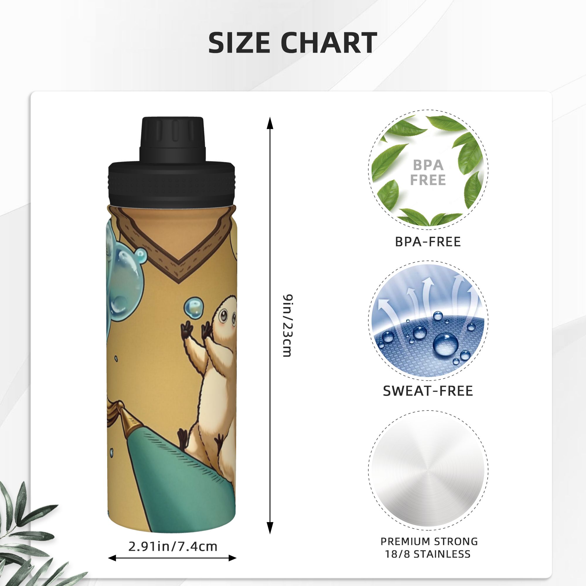 Brushbuddy Witch Hat Atelier A - Sports Water Bottle Insulated recension och pris