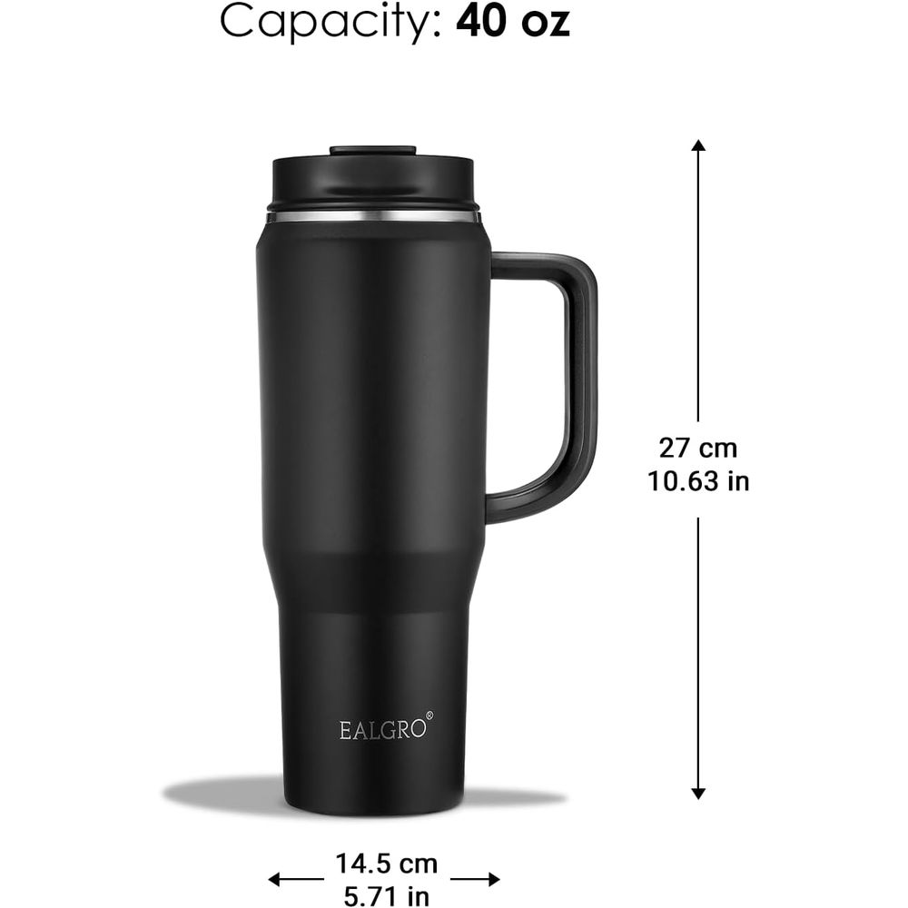 40 oz Insulated Travel Mug wit - Sports Water Bottle Insulated recension och pris