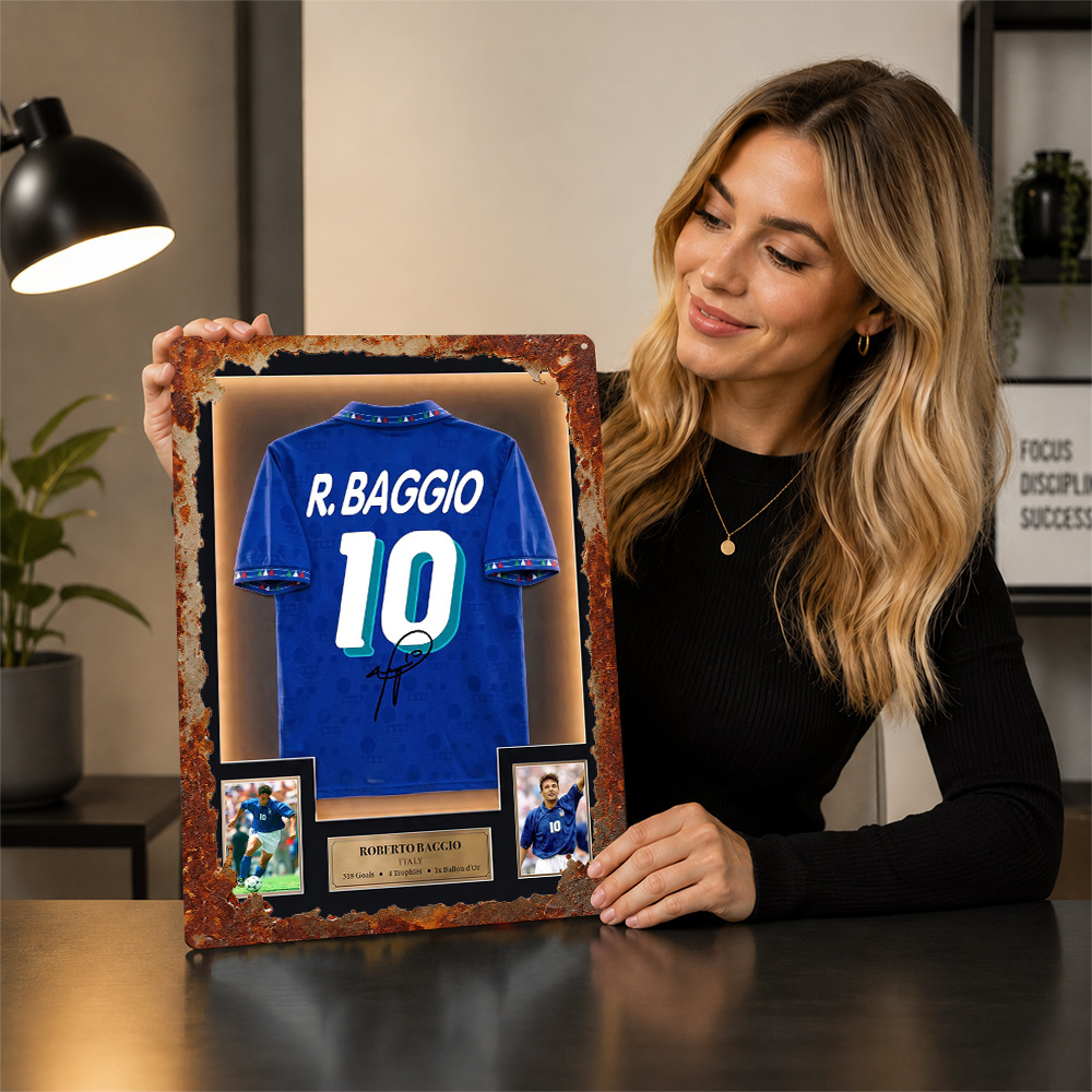 Roberto Baggio Memorabilia Pos - Sports Equipment Poster recension och pris