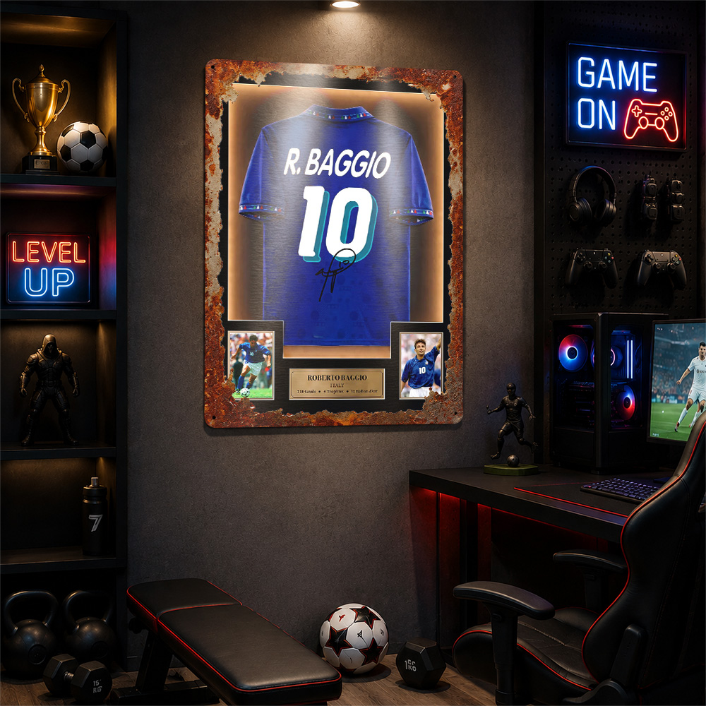 Roberto Baggio Memorabilia Pos - Sports Equipment Poster recension och pris