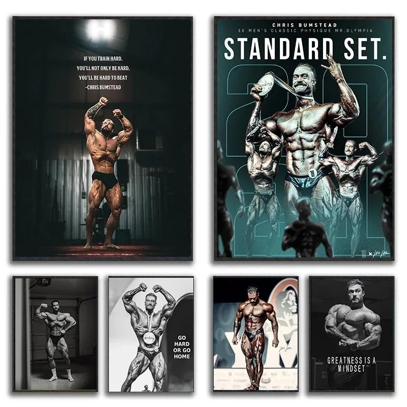 Canvas Painting Chris Bumstead - Sports Equipment Poster recension och pris