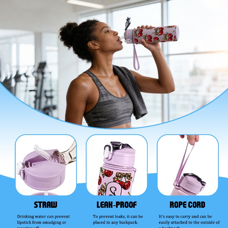 Personalized 25oz Large Cherry - Sports Water Bottle Insulated recension och pris
