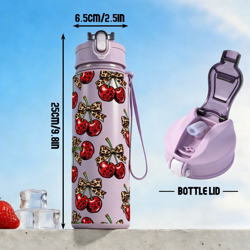 Personalized 25oz Large Cherry - Sports Water Bottle Insulated recension och pris