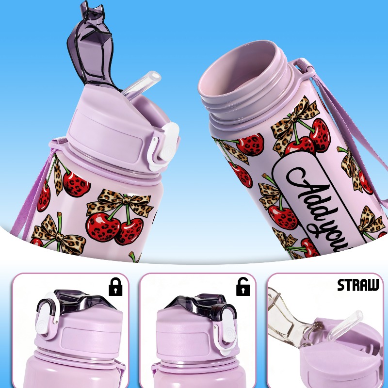 Personalized 25oz Large Cherry - Sports Water Bottle Insulated recension och pris