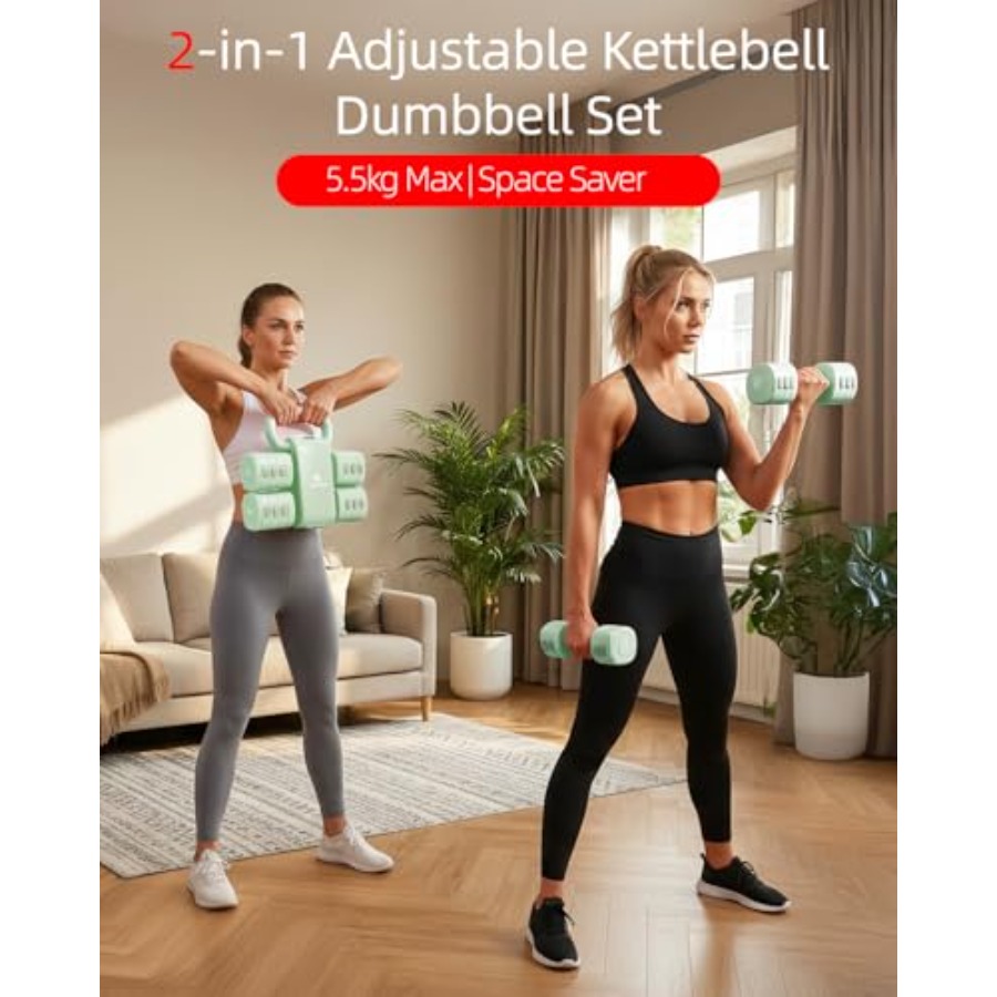 Home gym dumbbell set: 4-in-1  - Dumbbell Set recension och pris