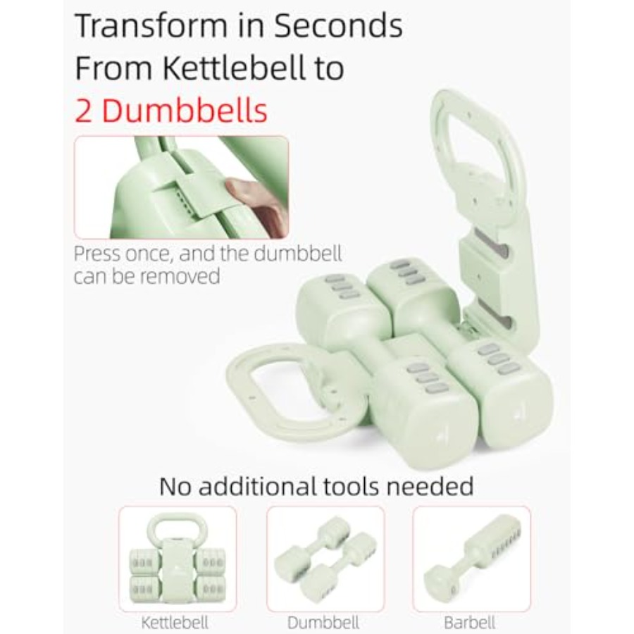 Home gym dumbbell set: 4-in-1  - Dumbbell Set recension och pris