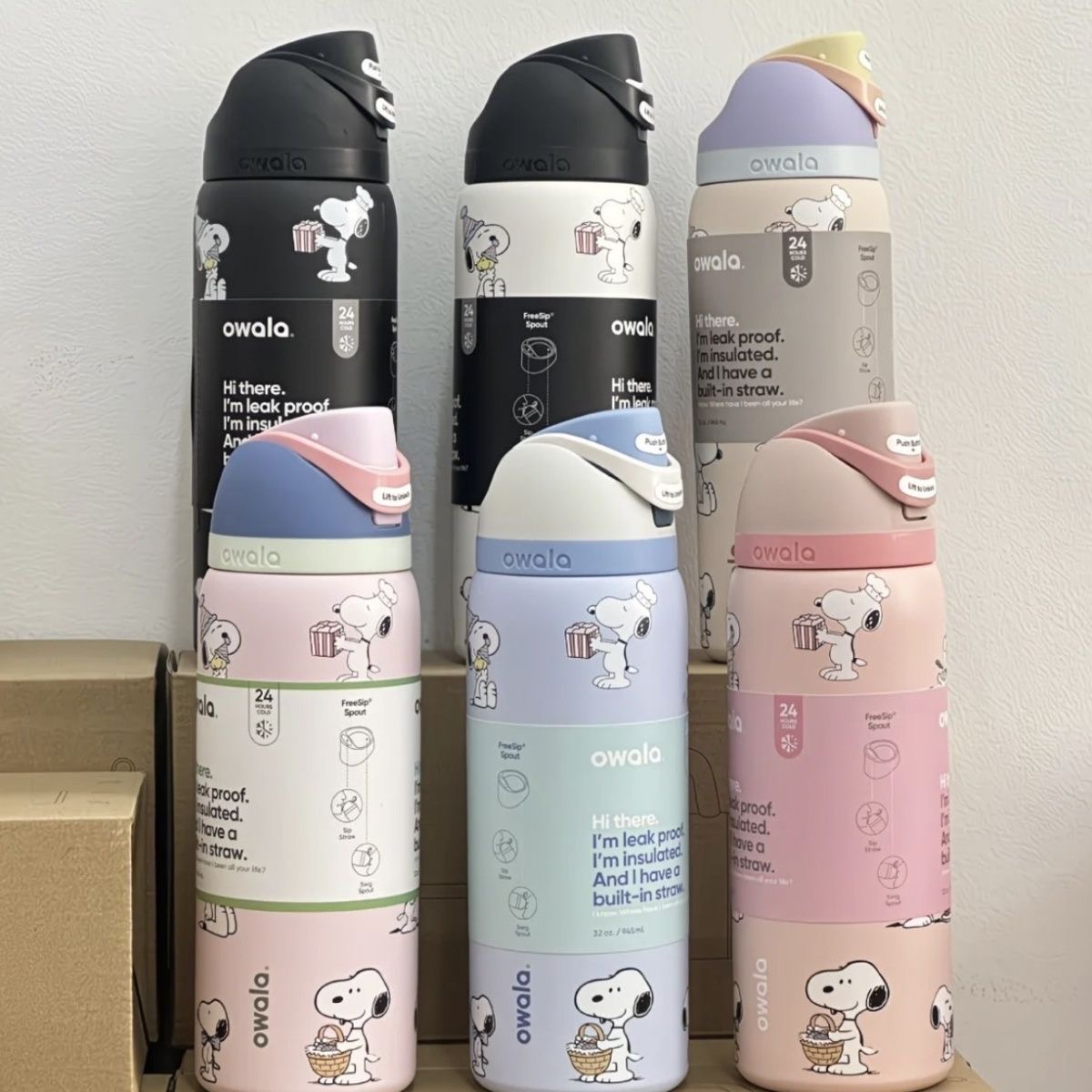 710ml Snoopy Style Insulated C - Sports Water Bottle Insulated recension och pris