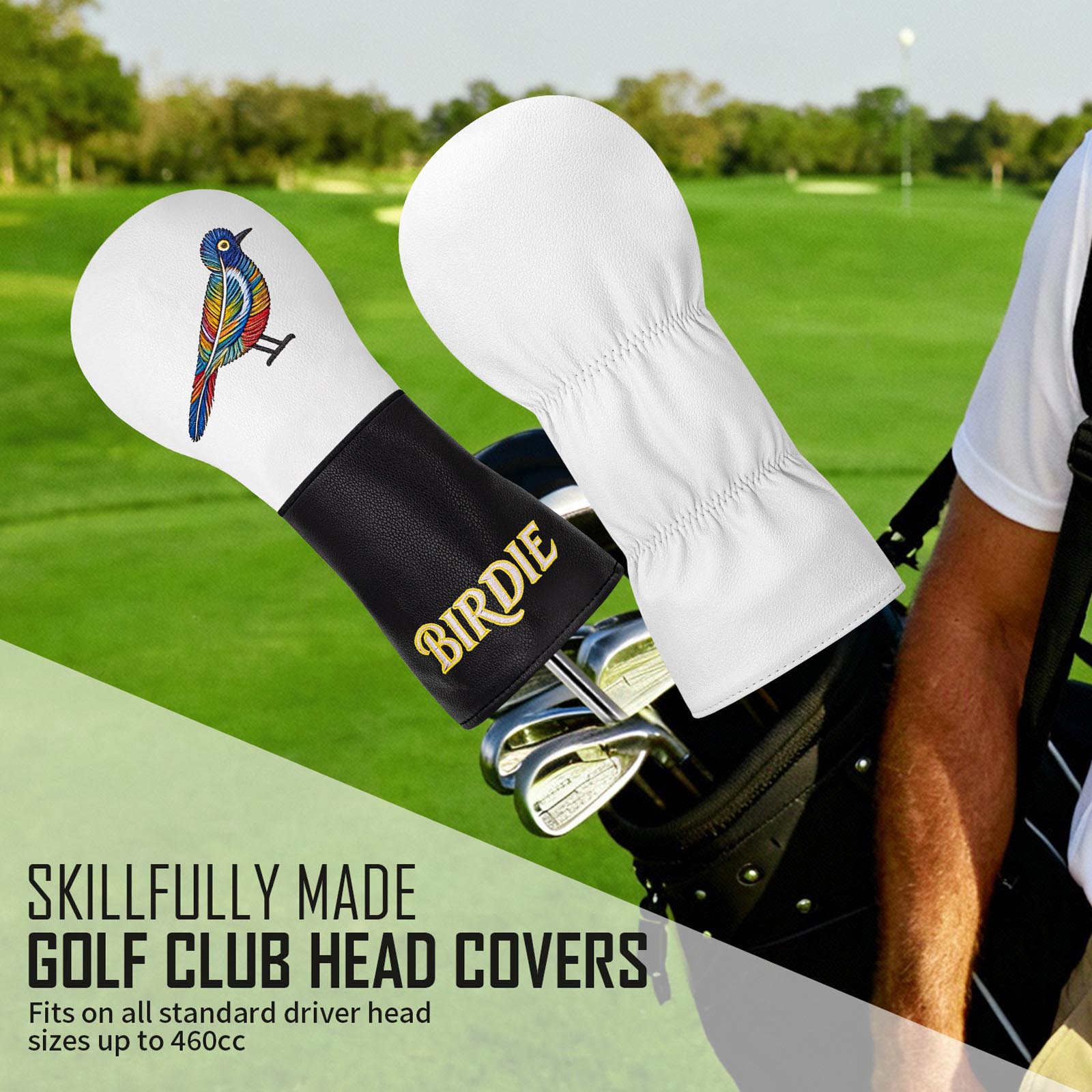 Colorful Bird Embroidery Golf  - Resistance Band recension och pris