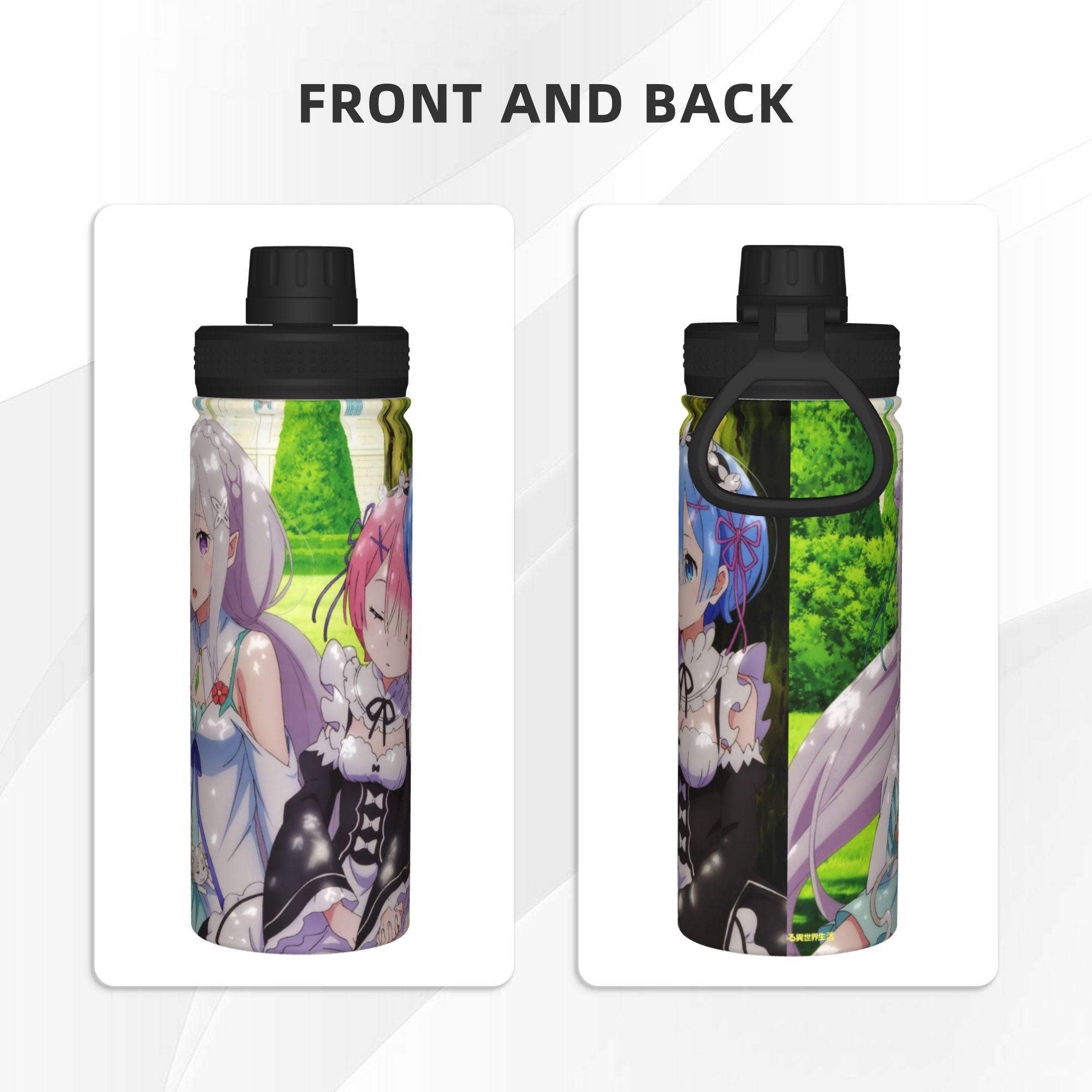 Anime R-Re Zero 18OZ Sports In - Sports Water Bottle Insulated recension och pris