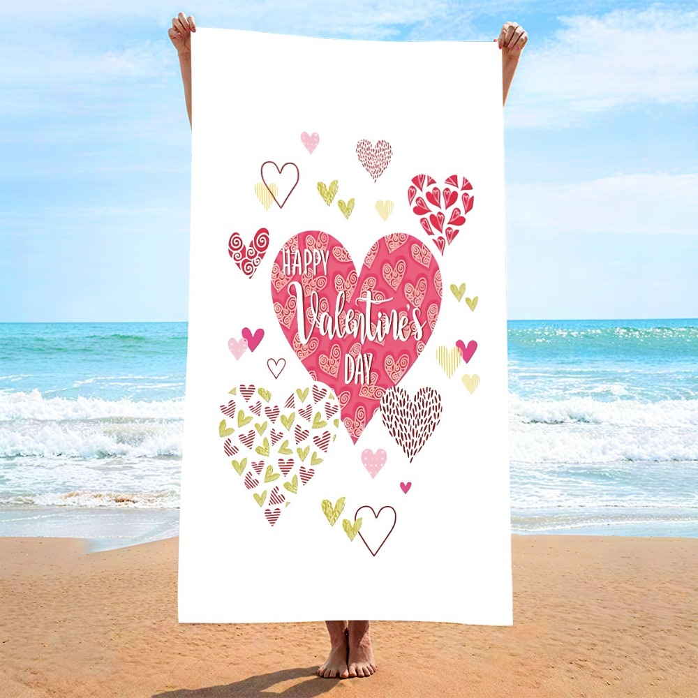 Heart Symbol Bath Towel 27x55i - Yoga Mat recension och pris