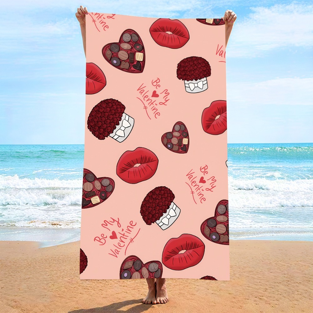 Heart Symbol Bath Towel 27x55i - Yoga Mat recension och pris