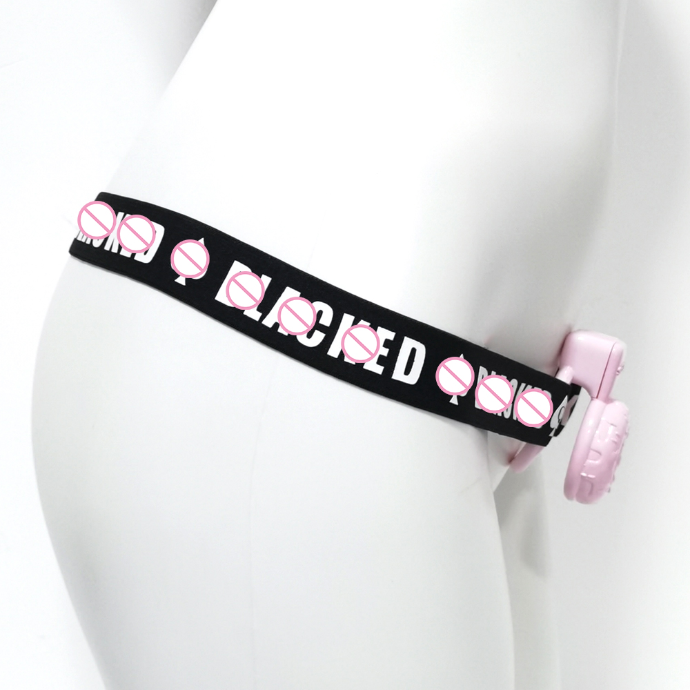 Blacked Male Chastity Cage wit - Resistance Band recension och pris