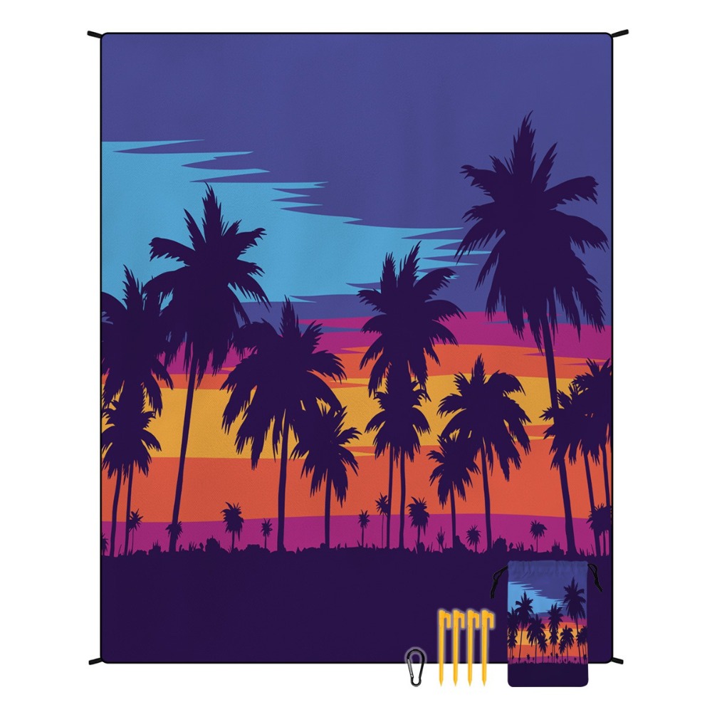 Palm Tree Beach Towel 71x86.6i - Yoga Mat recension och pris