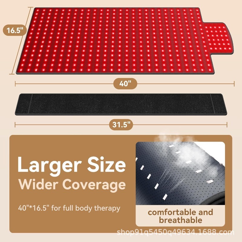 Red Infrared Light Therapy Pad - Yoga Mat recension och pris