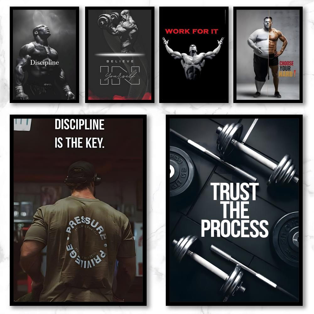 Art F-fitness motivation Poste - Sports Equipment Poster recension och pris