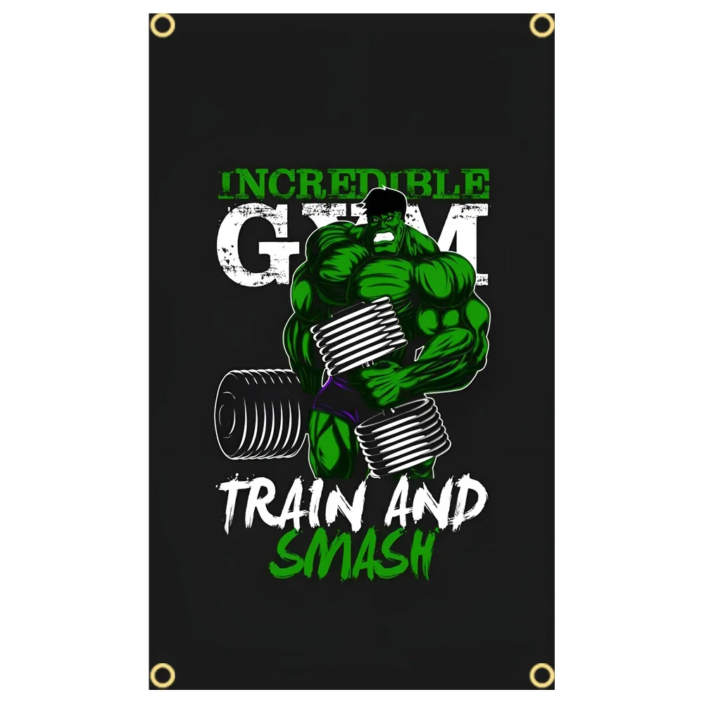 GYM Flag Message Signs Slogan  - Sports Equipment Poster recension och pris