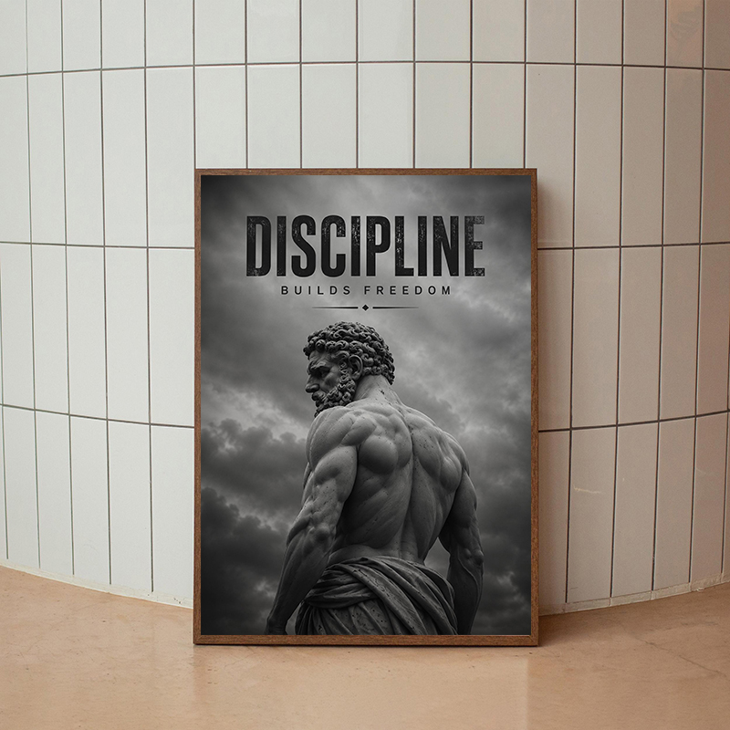 Modern Fitness Motivational Po - Sports Equipment Poster recension och pris